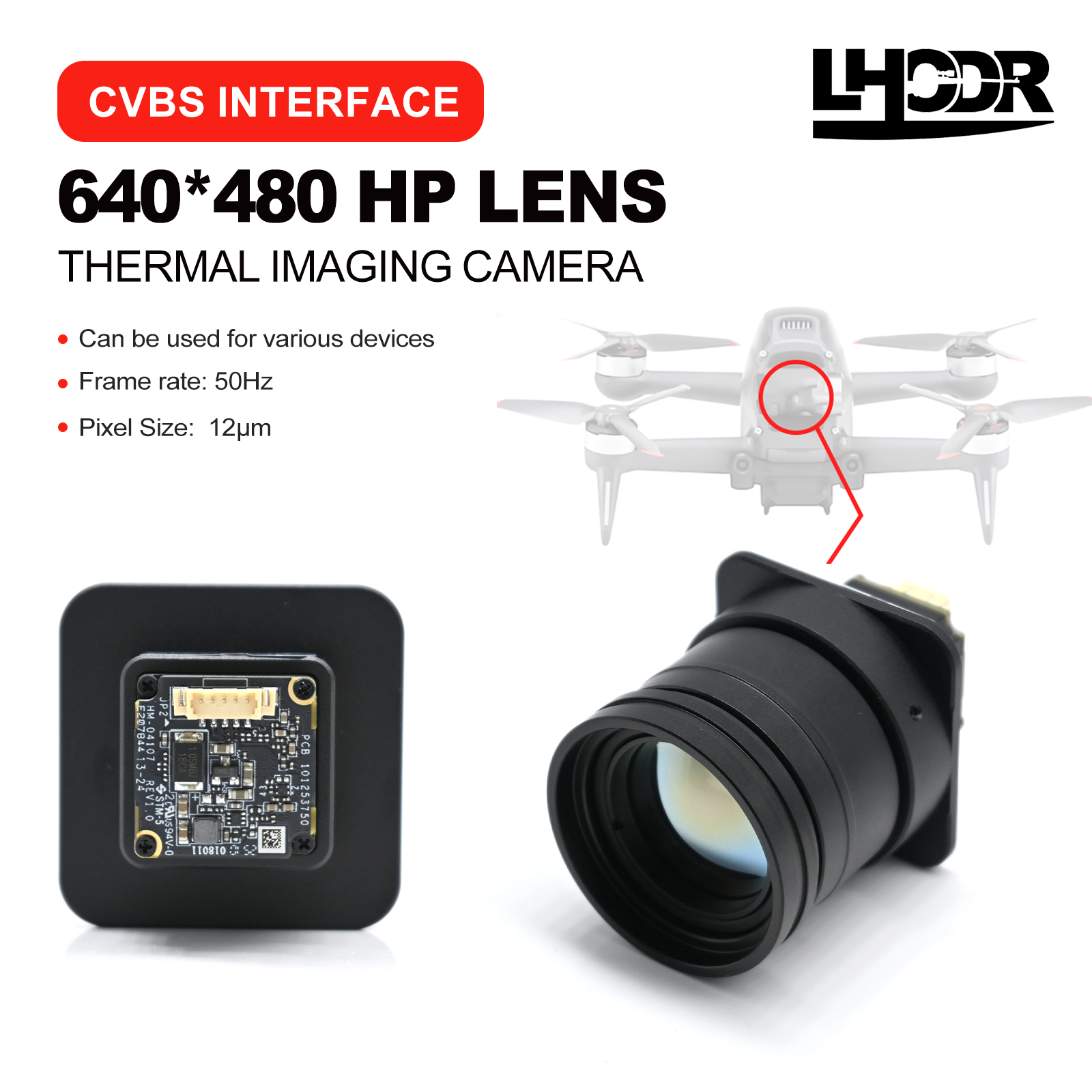 30mm 640x480 pix Drone thermal - Fpv Drone Kit ulasan dan harga