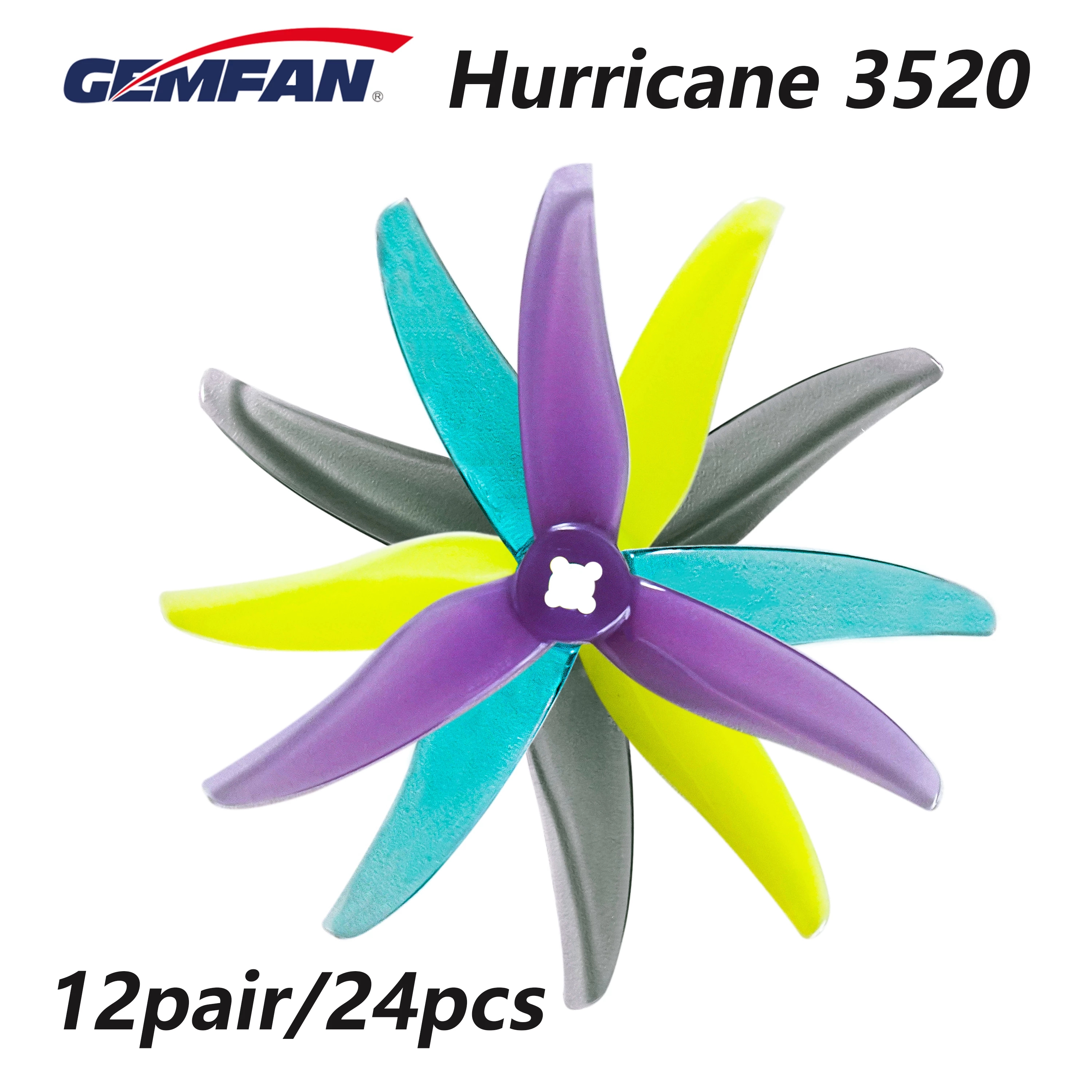 24pcs/12pairs Gemfan Hurricane - Fpv Drone Goggles ulasan dan harga